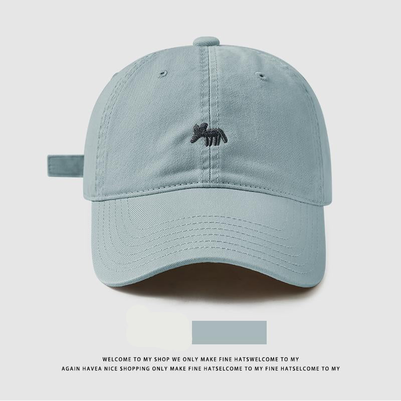 Wholesale Embroidered fox wide brim cap